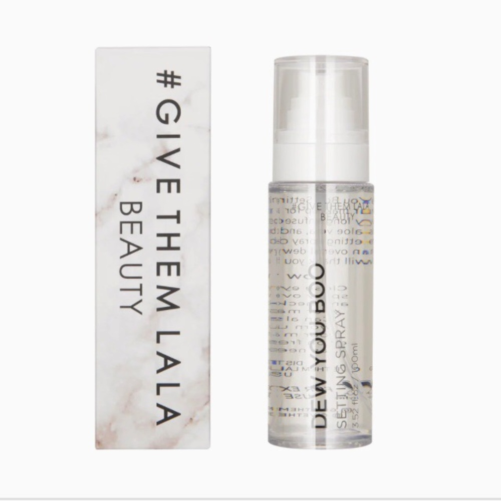 NIB #Give Them LaLa Beauty Dew You Boo Setting Spray